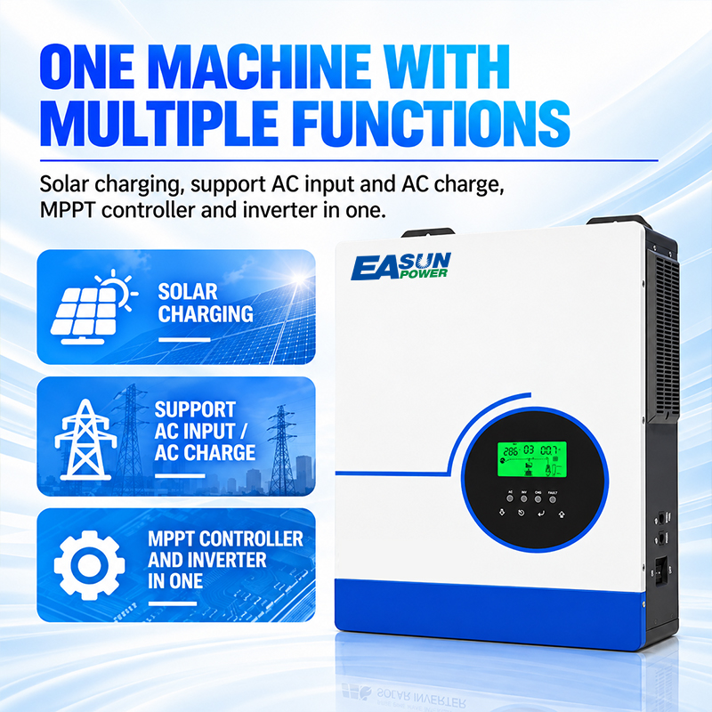 EASUN 파워 6.3kW 하이브리드 태양광 인버터,  - Grid Tie Inverter Limiter 2000W 리뷰 및 가격