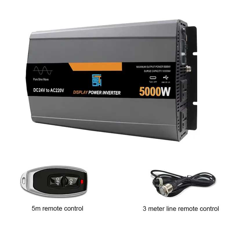 역방향 DC 12V, 24V, 48V를 AC 110V, - Off Grid Solar Inverter 48V 6000W 리뷰 및 가격